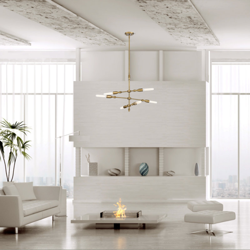 Lustre sphérique spoutnik à 6 lumières Mgrdich