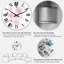 Bouquet d'hiver en fleurs pastel III - Horloge murale traditionnelle-822378409