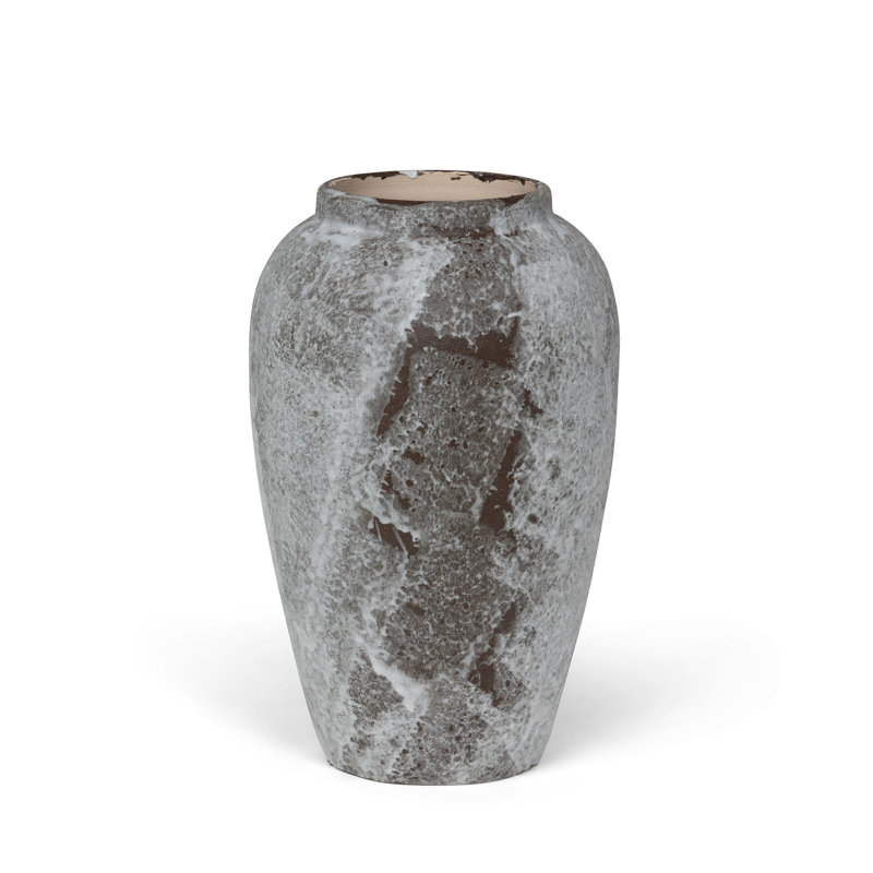 Tuscan Ceramic Vase, Large, 11.02" H x 6.69" W x 6.69" D, 45 pieces