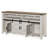 Allyssa 3 Piece Farmhouse Coffee Table Set