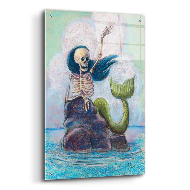 «Hello Sailor» par Marie Marfia, art mural en verre acrylique, H 36 po x l 24 po x P 0,2 po