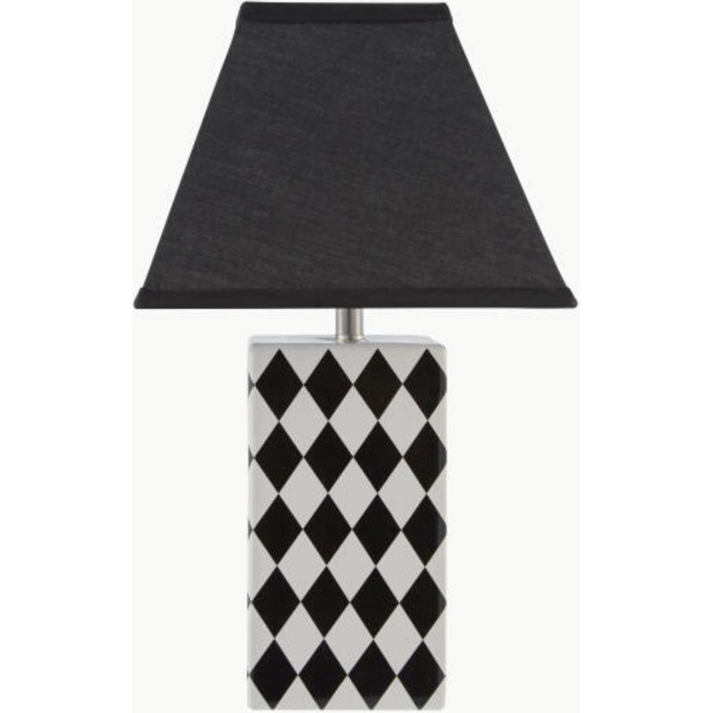 Lampe de table Verrett, Noir, Noir