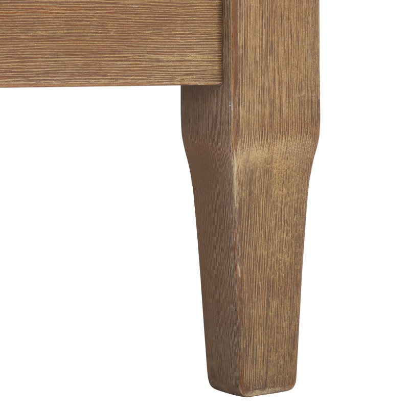 Causeuse avec coussins Samya, Naturel / bleu marine