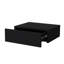 Rangement flottant noir pour chambre à coucher - Gain de place, table de chevet en bois, avec espace-876202236