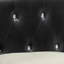 Lit plateforme tapissier touffeté-447275388