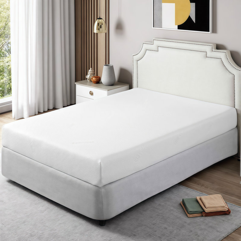 Matelas en mousse viscoélastique gélifiée 8 pouces dans une boîte - Soulagement de la pression de refroidissement et soutien de l'isolation des mouvements