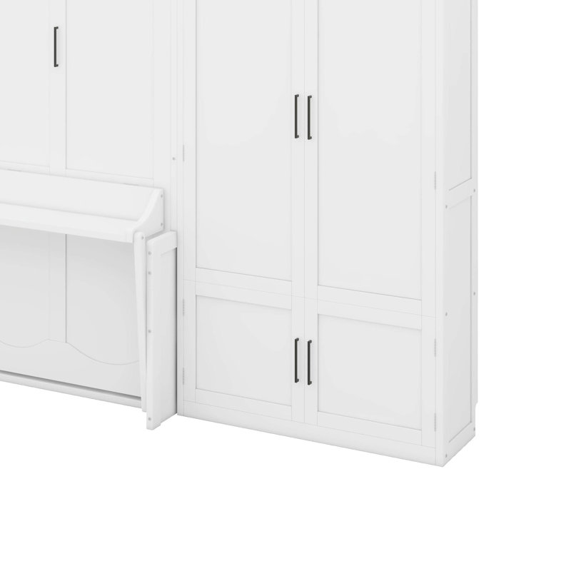Grand lit escamotable avec placard