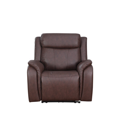 Lamiaa 39.76" Wide Faux Leather Manual Standard Recliner by Ebern Designs