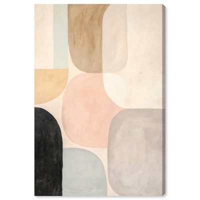 Soft Cubism II Canvas Geometric Abstract by
