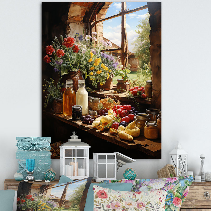 French Cheese Symphony I, H 32 po x l 16 po x P 1 po, Toile tendue