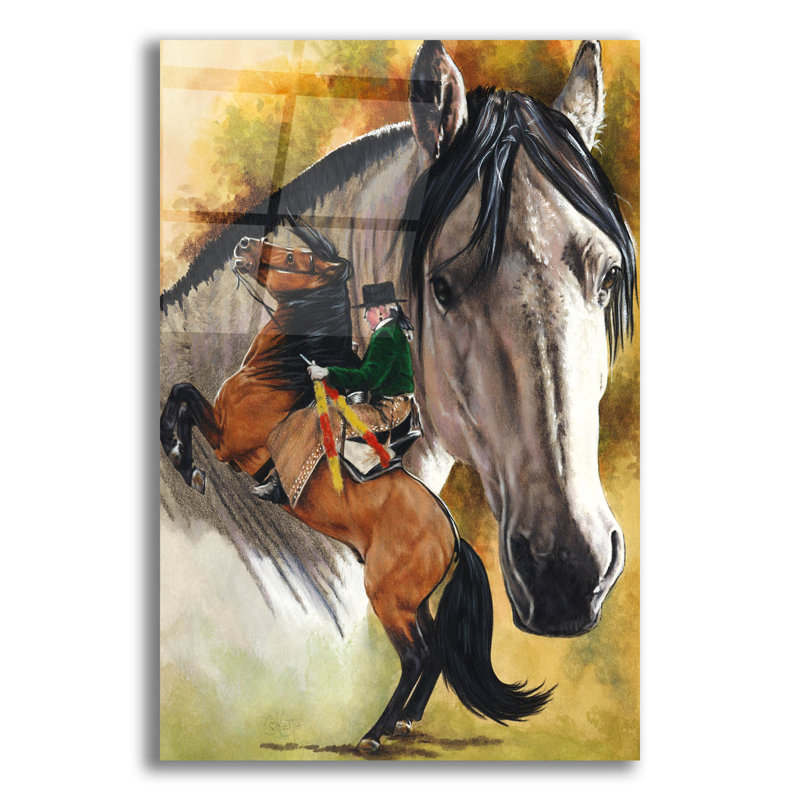 «Lusitano» par Barbara Keith, impression sans cadre, H 16 po x l 12 po x P 0,13 po