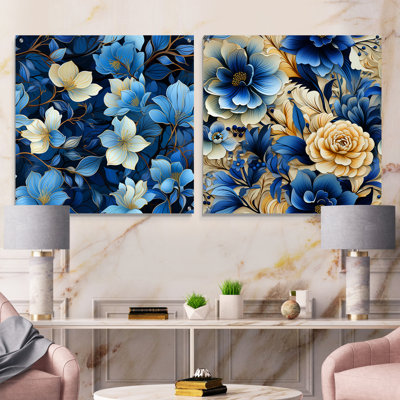Blanc et bleu Bliss