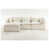 Velours blanc antique