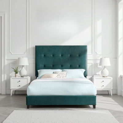 Artrina Upholstered Tufted Platform Bed