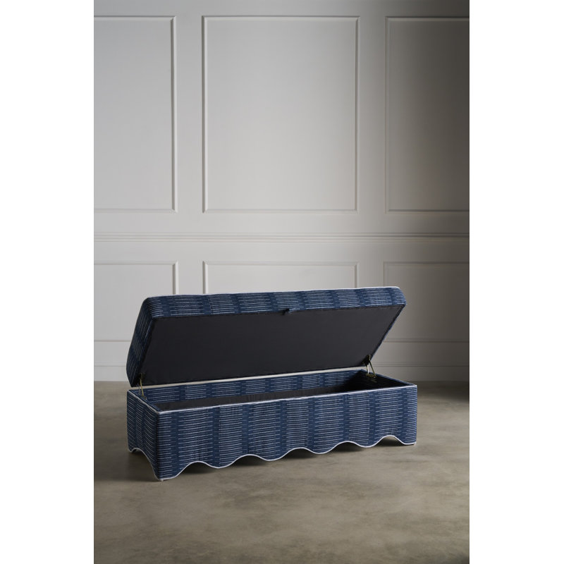 Repose-pieds avec rangement Katy, Ardoise 9953