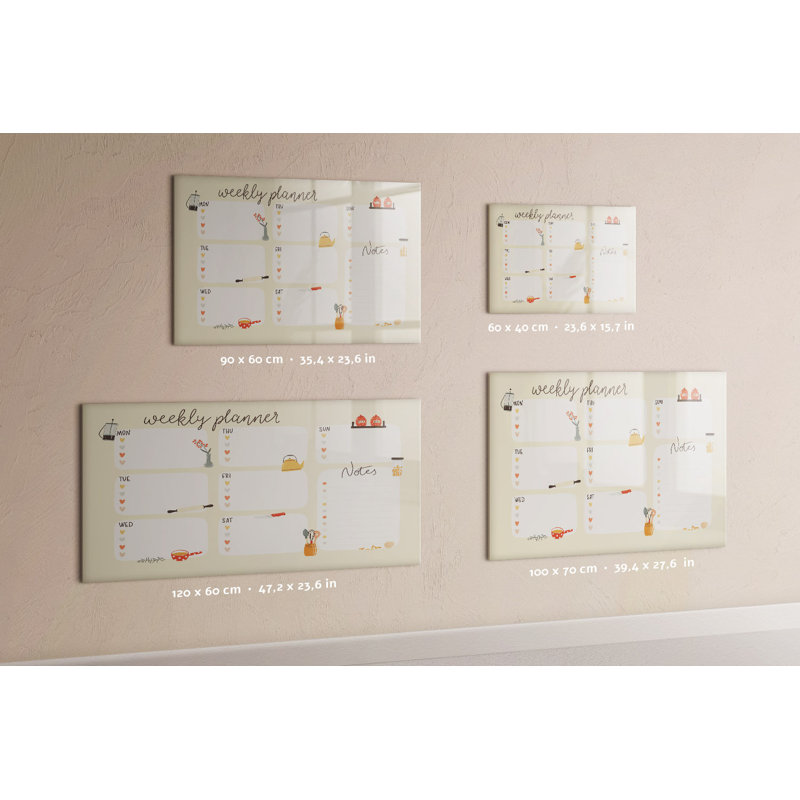 Magnetic Glass Dry Erase Board