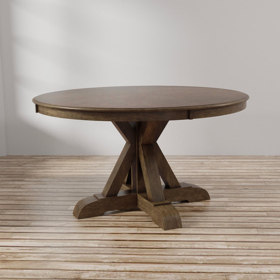 Joyce Round Solid Wood Base Dining Table One Allium Way®