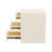 Bedside Table With Three Drawers(15.75*7.87*22.83 In)-1430746676