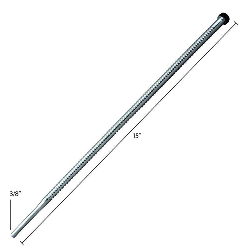 Trousse d'alimentation pour robinet et toilette 5/8 po x 3/8 po x P 20 po avec robinet d'arrêt à angle rond 1/4 de tour