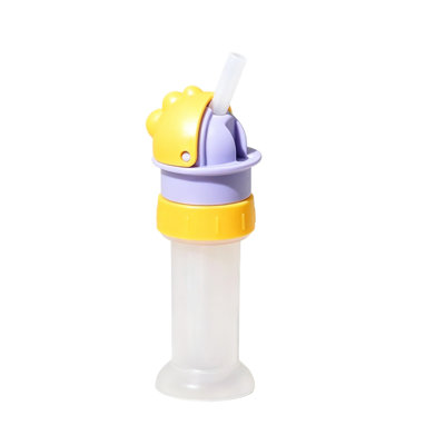 Water Bottle Water Bottle  Conversion Cover With Straw