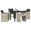 4 - Person Patio Dining Set with Rectangular Table , Cushions Included-110993121-110993116