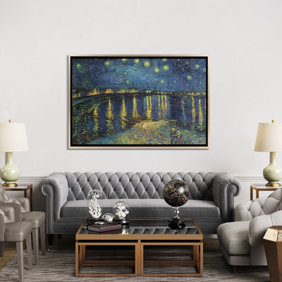 «Starry Night Over The Rhone», 1888 sur toile par Vincent Van Gogh