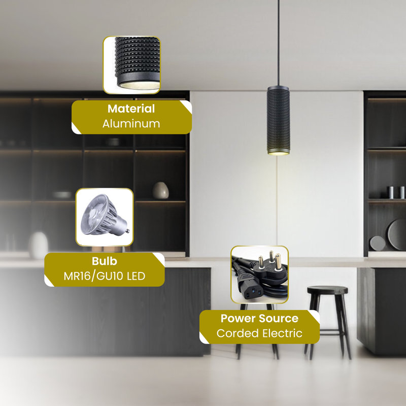 Modern Elegance: micro-luminaire noir Kuzco Lighting
