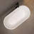 63 in. Freestanding Soaking Solid Surface Bathtub-98606634