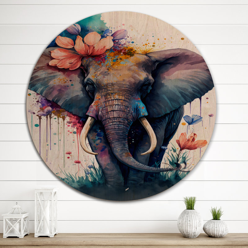 - Art mural en bois animaux - Bois de pin naturel, H 23 po x l 23 po x P 1 po