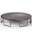 Trampoline citrouille 16 pi - Noir