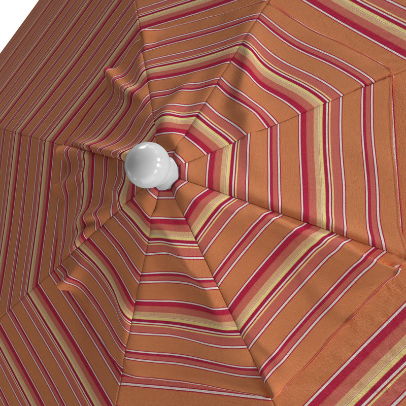 Kalona 11' Market Sunbrella® Umbrella, Dolce Mango Stripe Sunbrella®