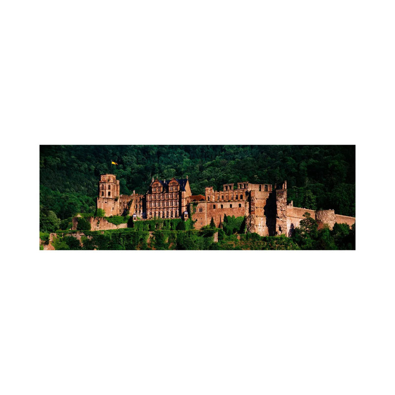 Heidelberg Castle, Heidelberg, Baden-Wurttemberg, Germany 1 Piece Wrapped Canvas Panoramic Wall Art