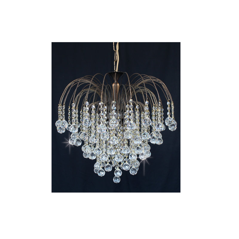 6 - Light Crystal Chandelier
