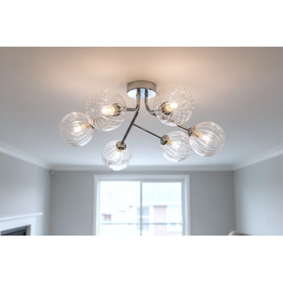 Glass Flush Mount
