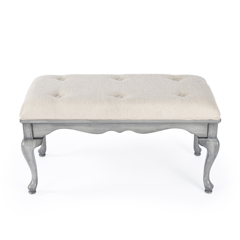 Grace Bedroom Bench, Gray