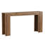 Table de 64,12 po en noyer derrière, idéale pour les espaces étroits dans le salon ou la chambre à coucher, vestibule à finition rustique avec entrée esthétique, entrée de chambre à coucher décorative, assemblage facile