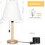 Ensemble de lampe de table 16,9 "brun