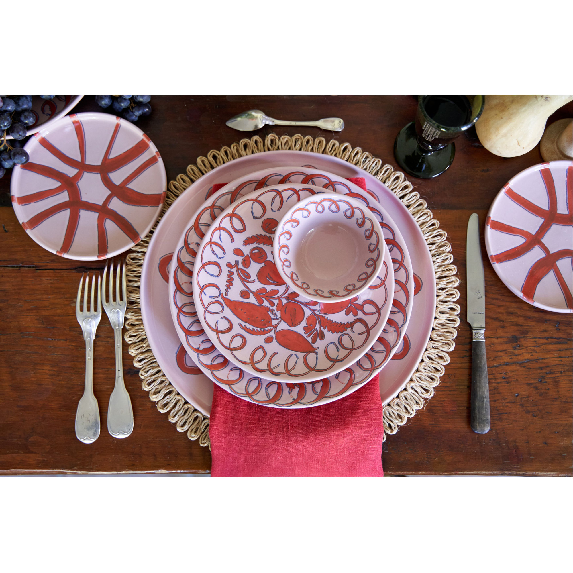Hartley Appetizer Plate, Pink