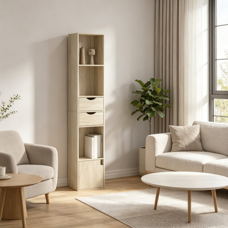 157.5 cm H x 30 cm W Bookcase
