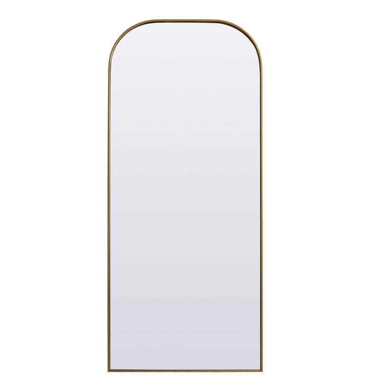 Miroir mural Sabine, 76 po x 32 po, Laiton