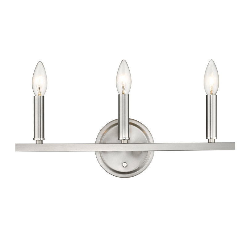 Sawyer 3 - Light Dimmable Vanity Light, Satin Nickel