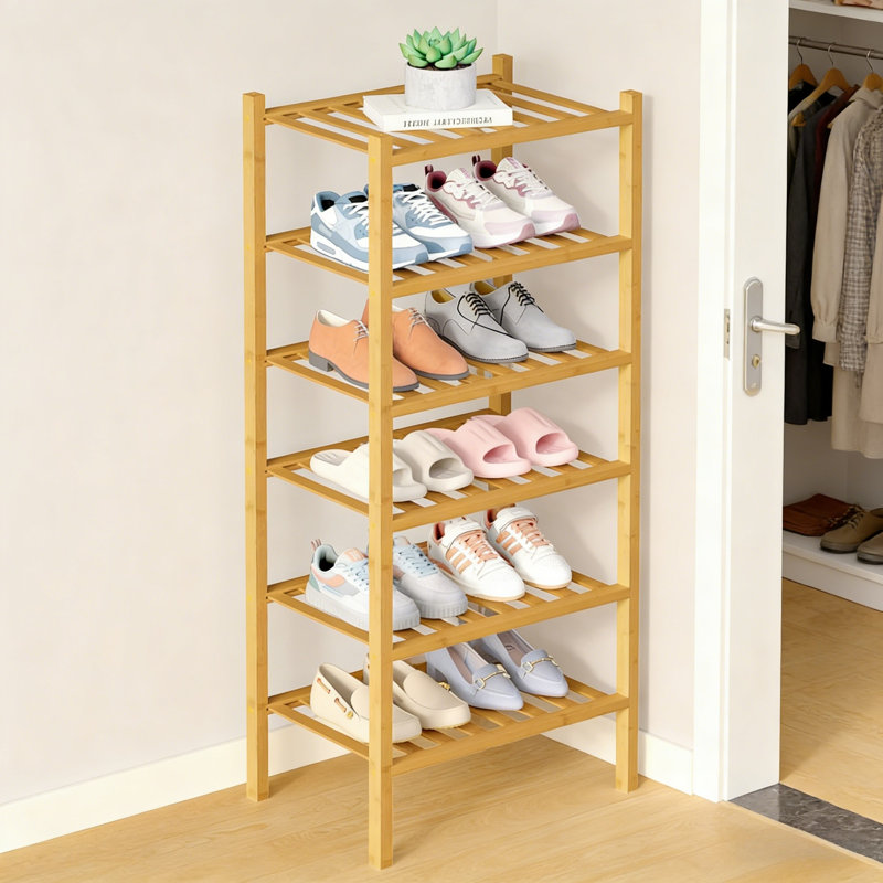 Bamboo Shoe Rack