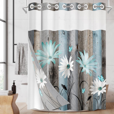 Rideau de douche rustique No Hook