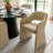 4 - Person Dining Table Sets With Round Table & 4 Upholstered Chenille Chairs-1544098665-1544098664