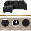 Canapé-lit et chaise longue avec repose-pieds de gauche de 84,5 po Cassan-1054361383