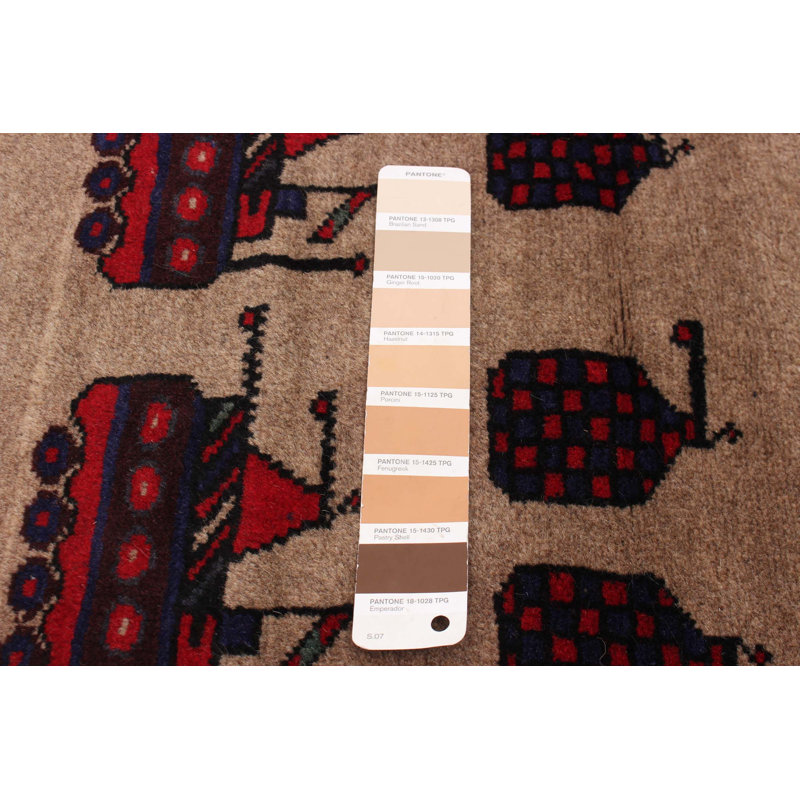 Tapis brun clair Saim 3 pi 0 po x 4 pi 6 po Saim