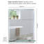 Selders Flat Vanity Mirror with Shelves-944445243