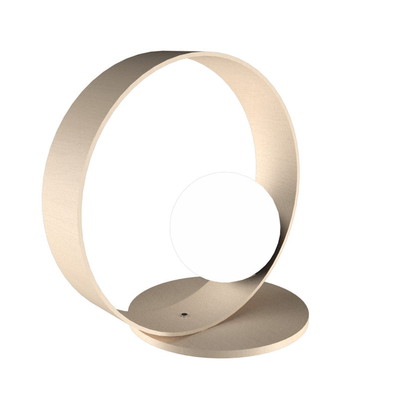 Sfera Desk Table Lamp, Organic Cappuccino