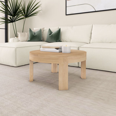 Valletta Contour Round Coffee Table (30in x 30in / 762mm x 762mm)