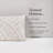 Flora Flow Cotton Pillow Cover Cream